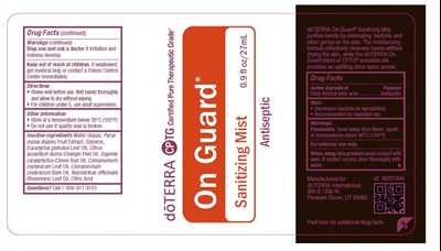Sanitizer Label (Og Sm Updated Label)